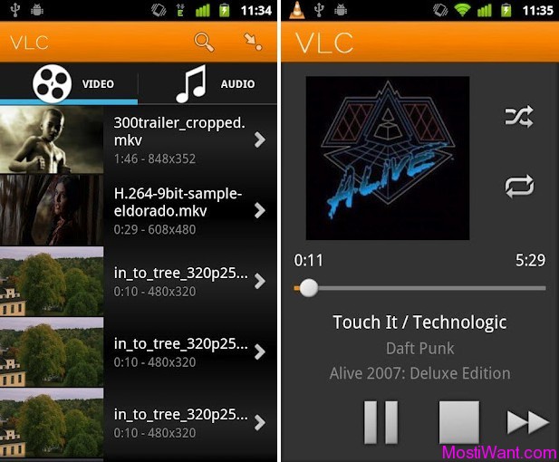 Free media player for android